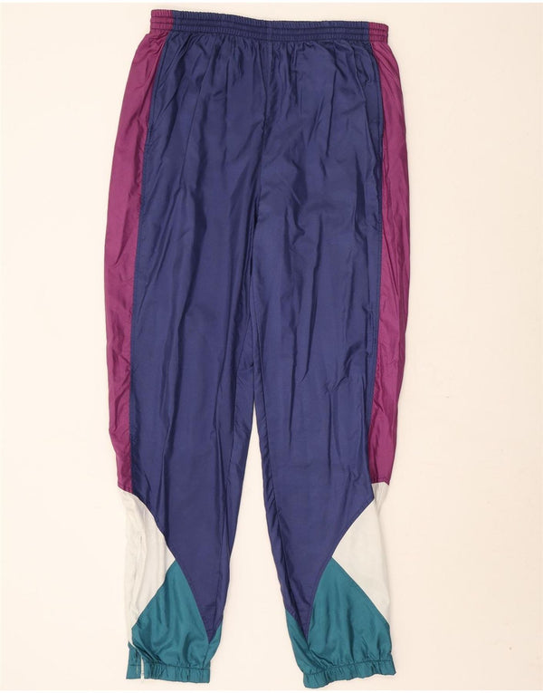 Calça de treino masculina LEOPARD Joggers UK 42/44 grande azul marinho