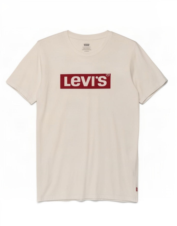 Camiseta gráfica masculina Levi's Top XS branco
