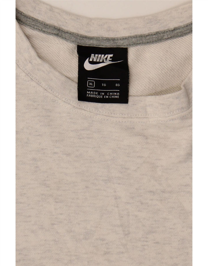 NIKE Womens Sweatshirt Jumper UK 18 XL Grey Cotton Vintage Nike and Second-Hand Nike from Messina Hembry 