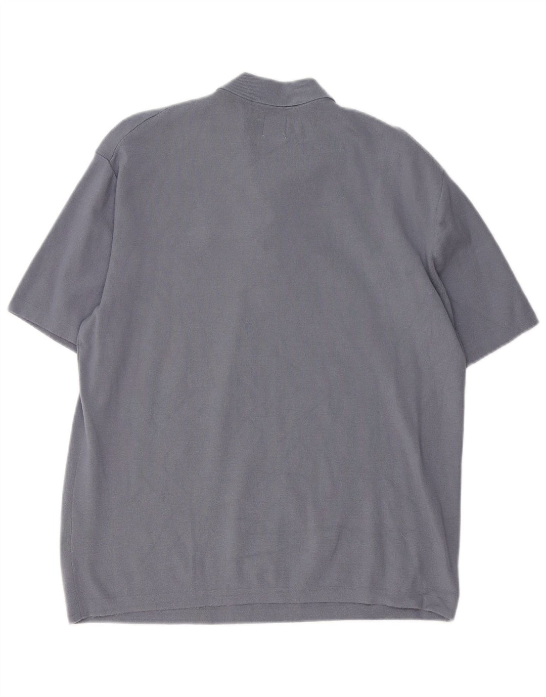 Camisa polo masculina Zara grande viscose cinza