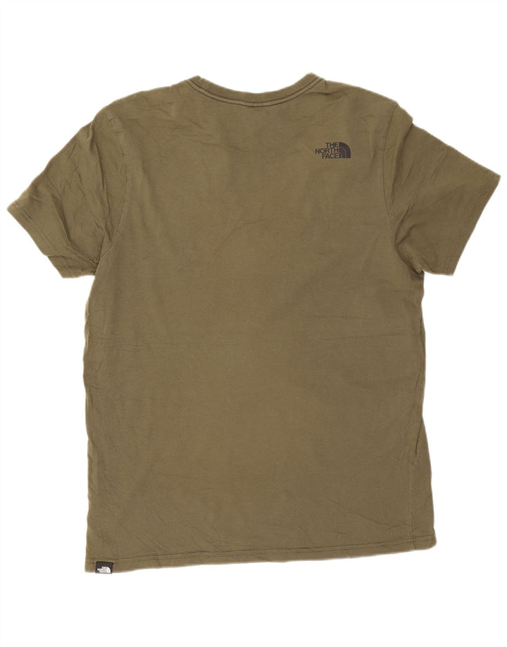 Camiseta masculina The North Face grande algodão cáqui