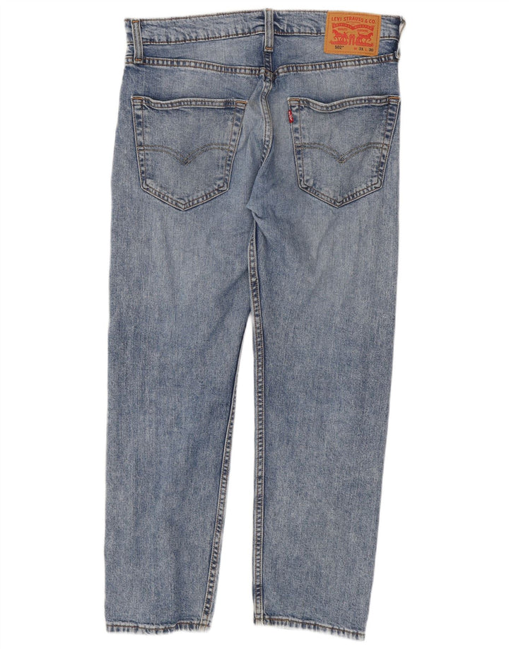 LEVI'S Masculino 502 Tapered Jeans W31 L30 Azul Algodão