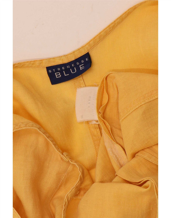 Macacão Feminino Sem Mangas EU 36 Pequeno Amarelo