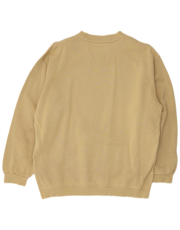Murphy & Nye moletom gráfico masculino jumper médio cáqui algodão