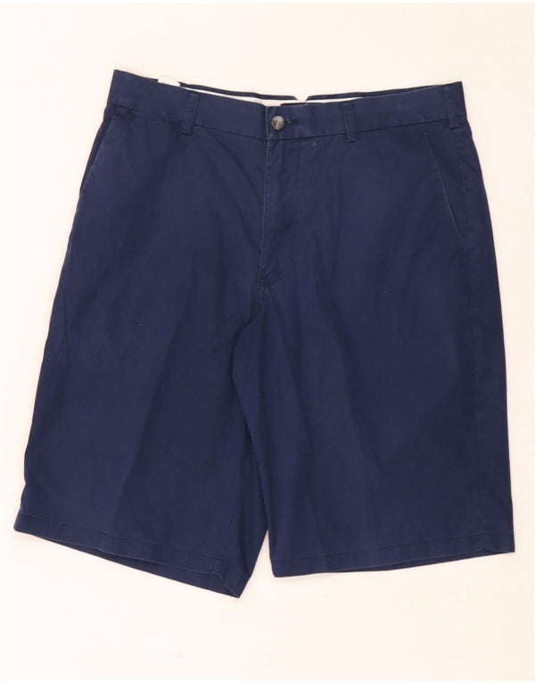 Shorts chino masculino Marks & Spencer W34 grande algodão azul