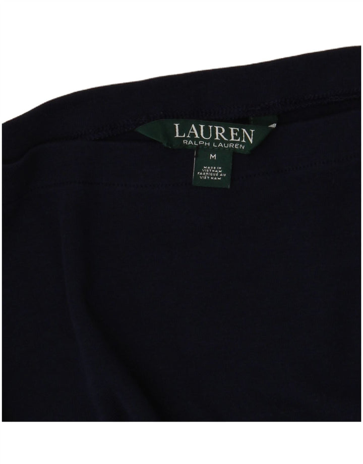 Ralph Lauren Camiseta Feminina Top UK 12 Médio Azul Marinho