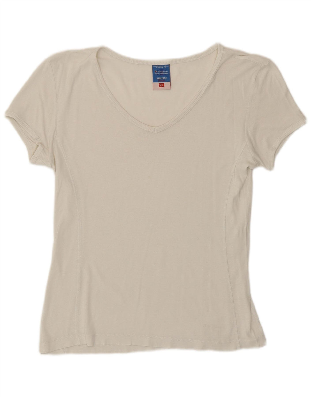 Camiseta feminina Champion Heritage Classics UK 18 XL branca