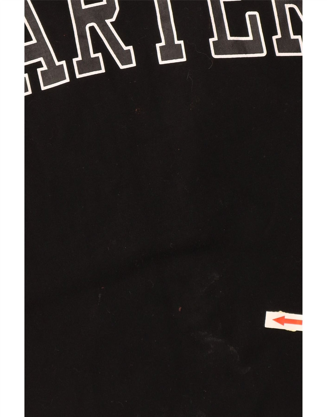 Camiseta gráfica masculina STARTER Top pequeno algodão colorido preto