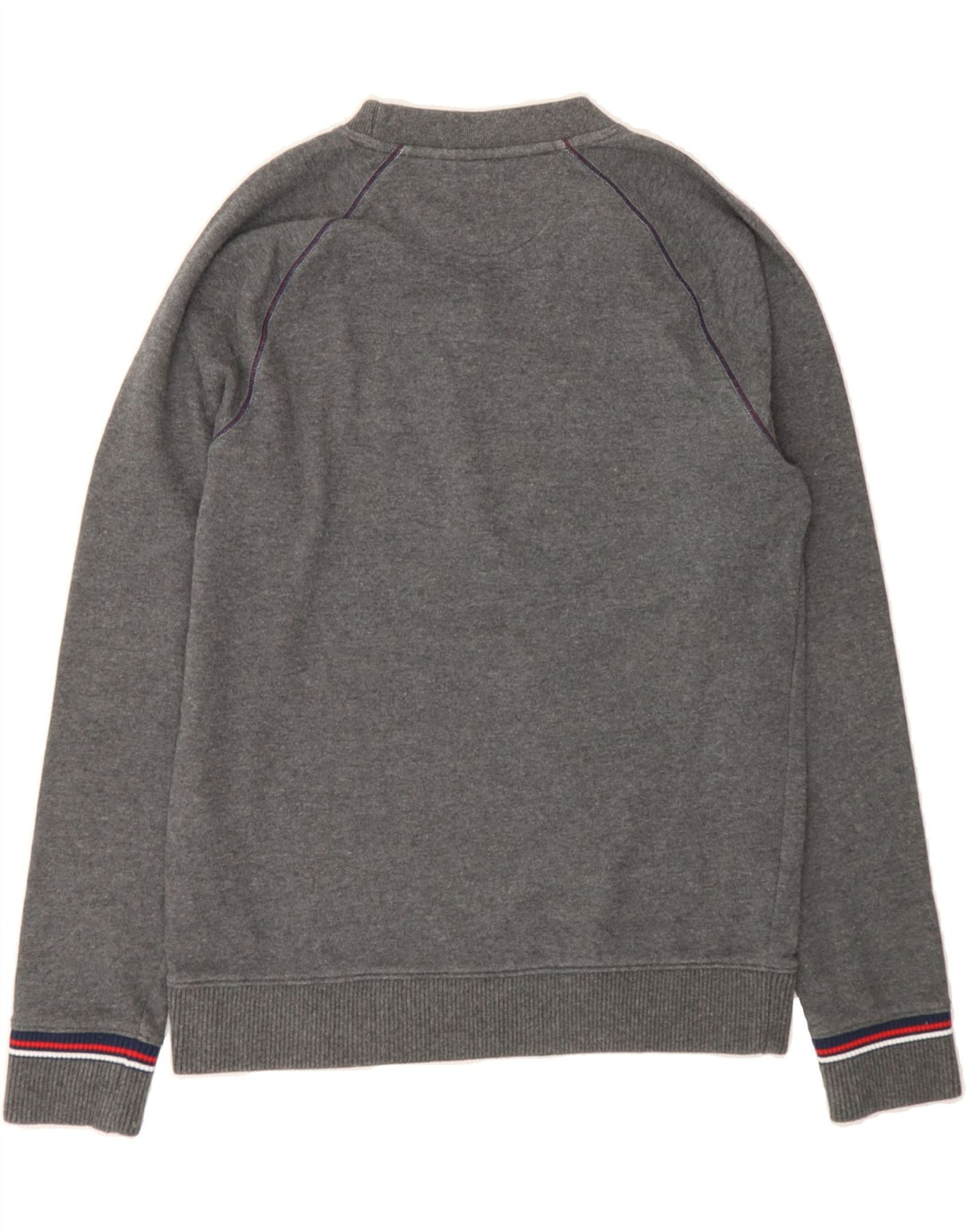 FILA Mens Graphic Sweatshirt Jumper Small Grey Cotton Vintage Fila and Second-Hand Fila from Messina Hembry 