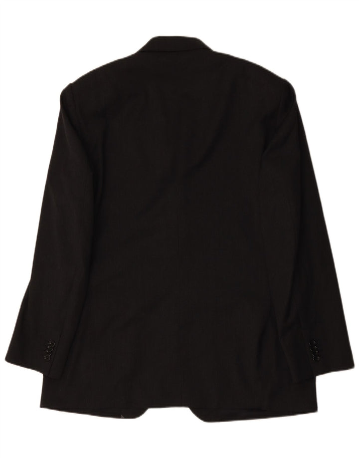 Jaqueta blazer masculina Boggi Milano com 3 botões IT 50 grande lã cinza