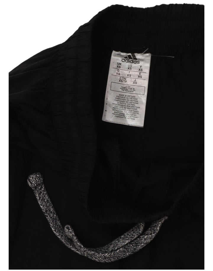 ADIDAS Womens Sport Shorts UK 4 XS  Black Polyester
