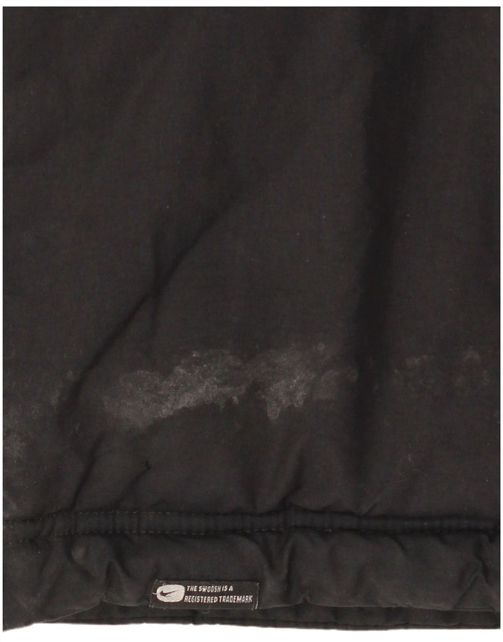 Jaqueta corta-vento Nike Boys 13-14 anos XL preto colorblock nylon