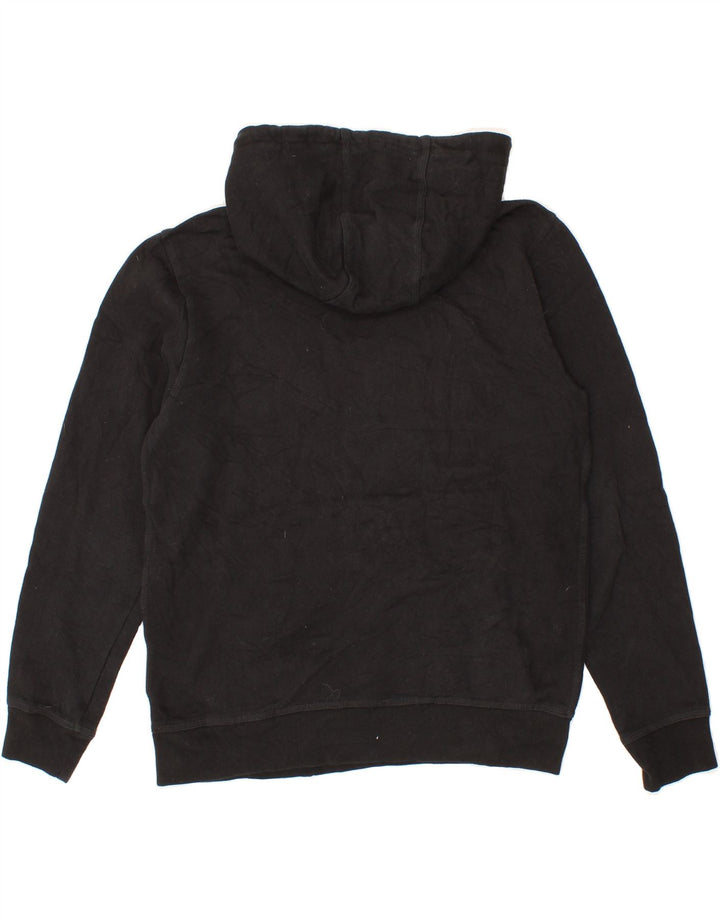 HURLEY Mens Graphic Hoodie Jumper Small Black Cotton Vintage Hurley and Second-Hand Hurley from Messina Hembry 