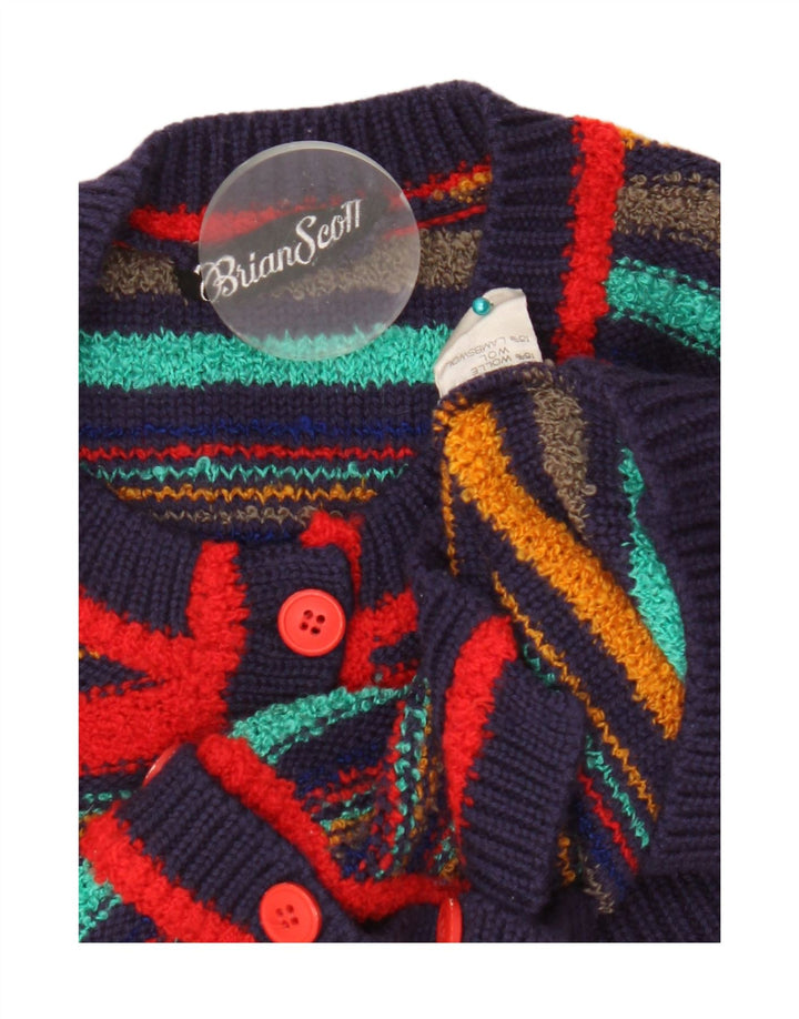 Suéter cardigan feminino Brian Scott EU 38 médio listrado multicolorido