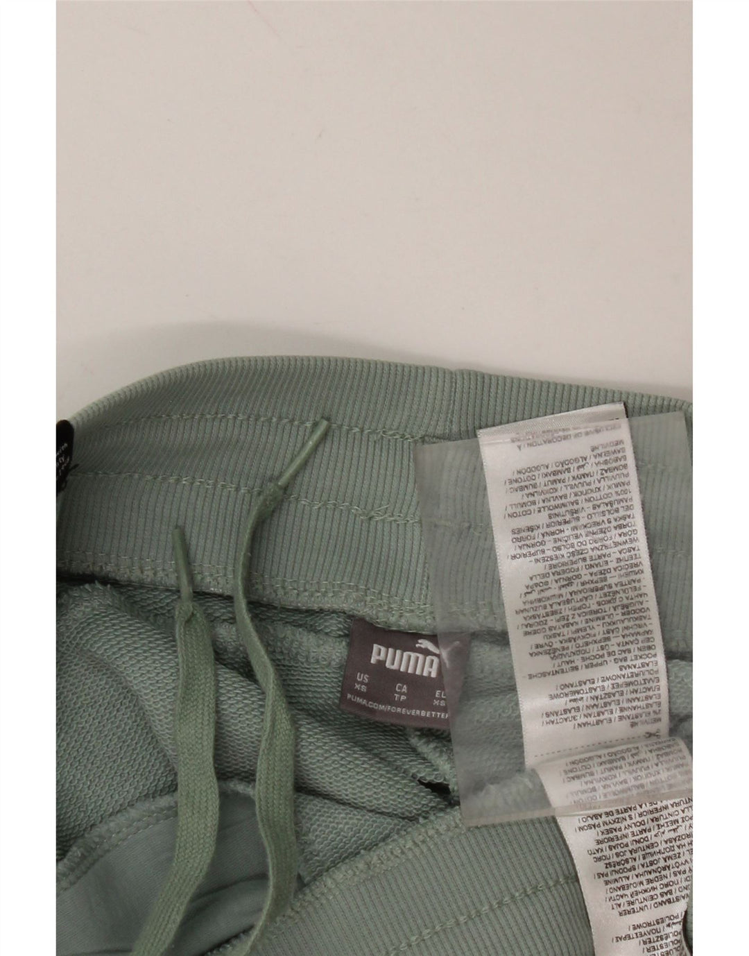 Shorts esportivos femininos PUMA UK 6 XS azul algodão