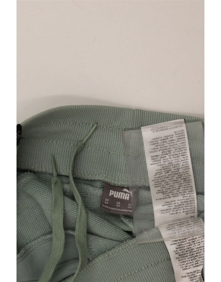 Shorts esportivos femininos PUMA UK 6 XS azul algodão