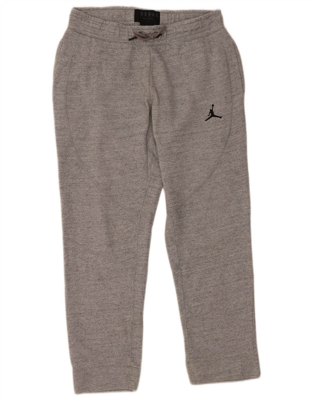 Calça de treino masculina JORDAN algodão cinza médio