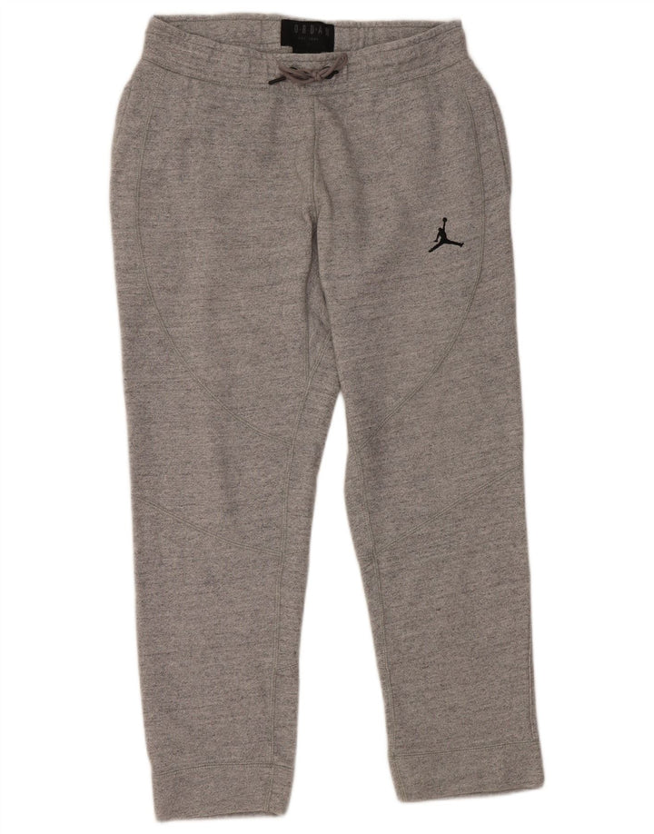 Calça de treino masculina JORDAN algodão cinza médio