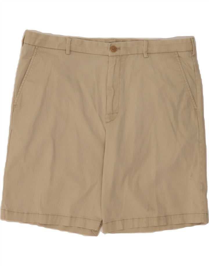 IZOD Mens Salt Water Chino Shorts W38 XL Beige Cotton Vintage Izod and Second-Hand Izod from Messina Hembry 