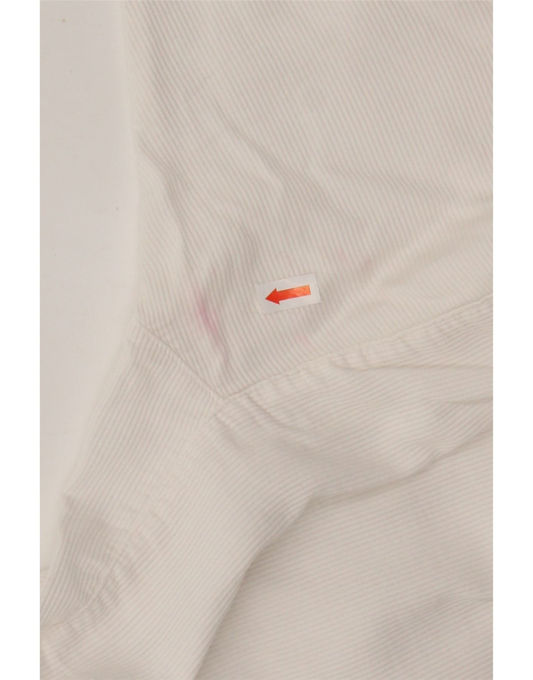 Blusa feminina de veludo cotelê LES COPAINS Reino Unido 12 médio branco floral