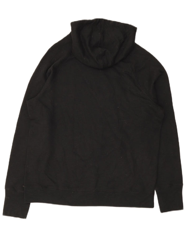 Jumper com capuz gráfico masculino Champion médio preto poliéster