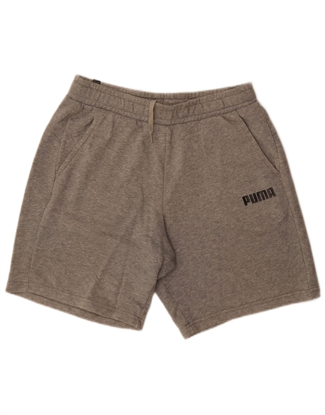 Shorts esportivos masculinos Puma médio cinza manchado de algodão
