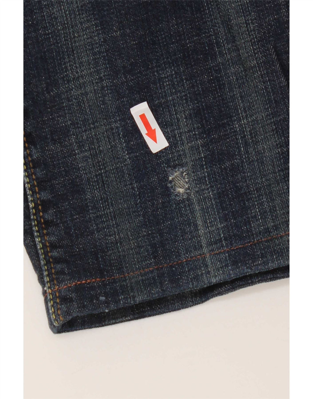 Calça jeans feminina Levi's 570 Straight W32 L29 azul marinho algodão