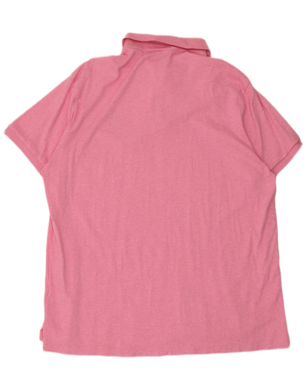 Polo Ralph Lauren Mens Custom Slim Fit Polo Shirt 2XL Pink Cotton