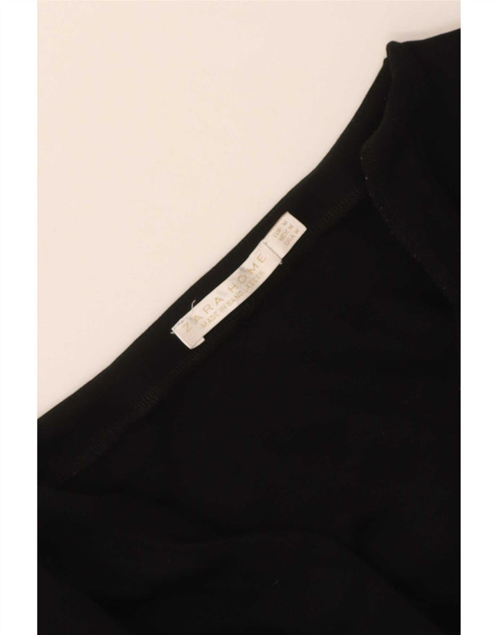 Vestido camiseta feminino Zara Reino Unido 14 médio preto