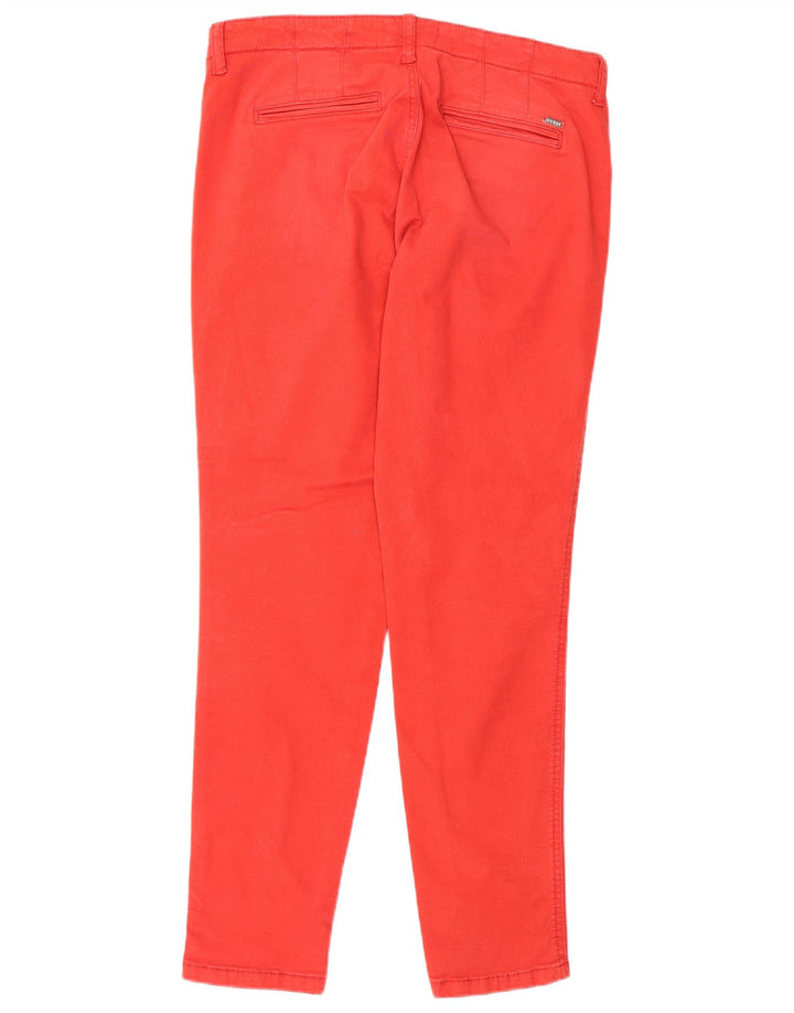 Guess Calça Chino Feminina Slim W32 L29 Vermelha