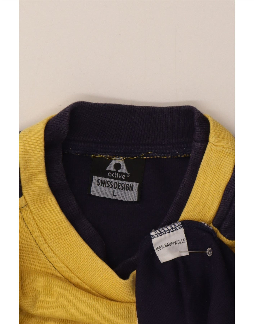 Moletom gráfico masculino ativo Jumper grande bloco colorido multicolorido