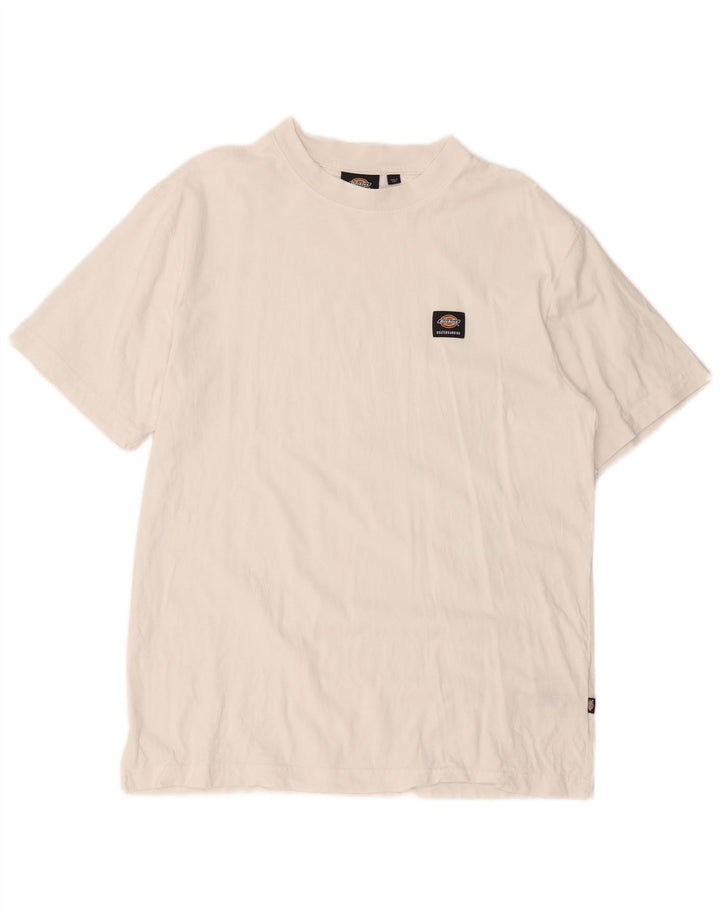 Camiseta masculina DICKIES grande algodão branco