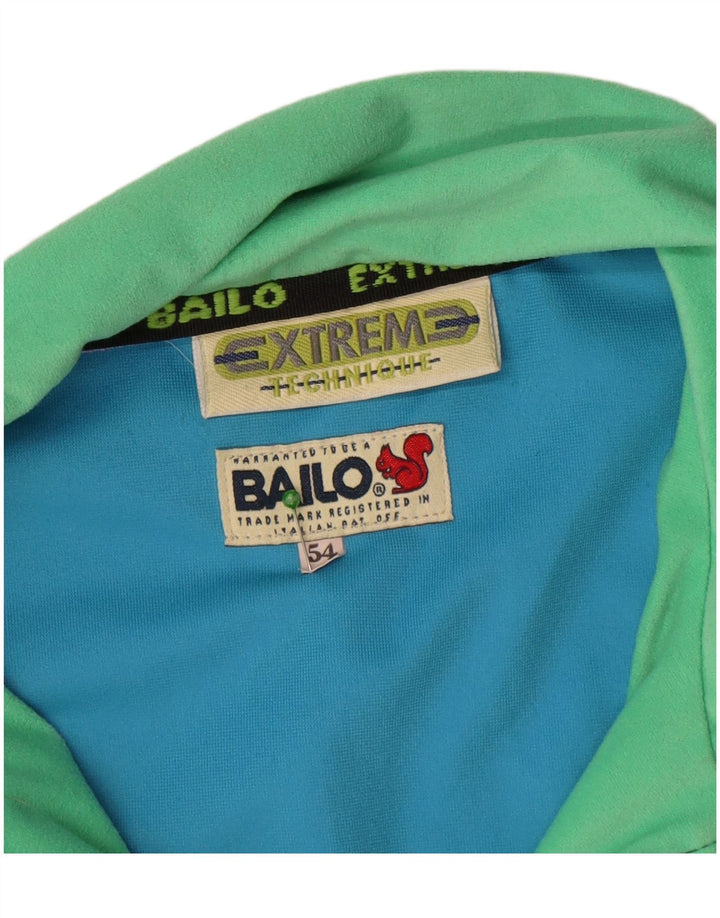 Bailo Mens Treino Top Jacket IT 54 XL Azul Colourblock Poliéster