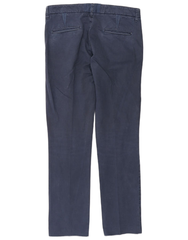 Fay Calça Chino Feminina Slim W28 L30 Azul Marinho