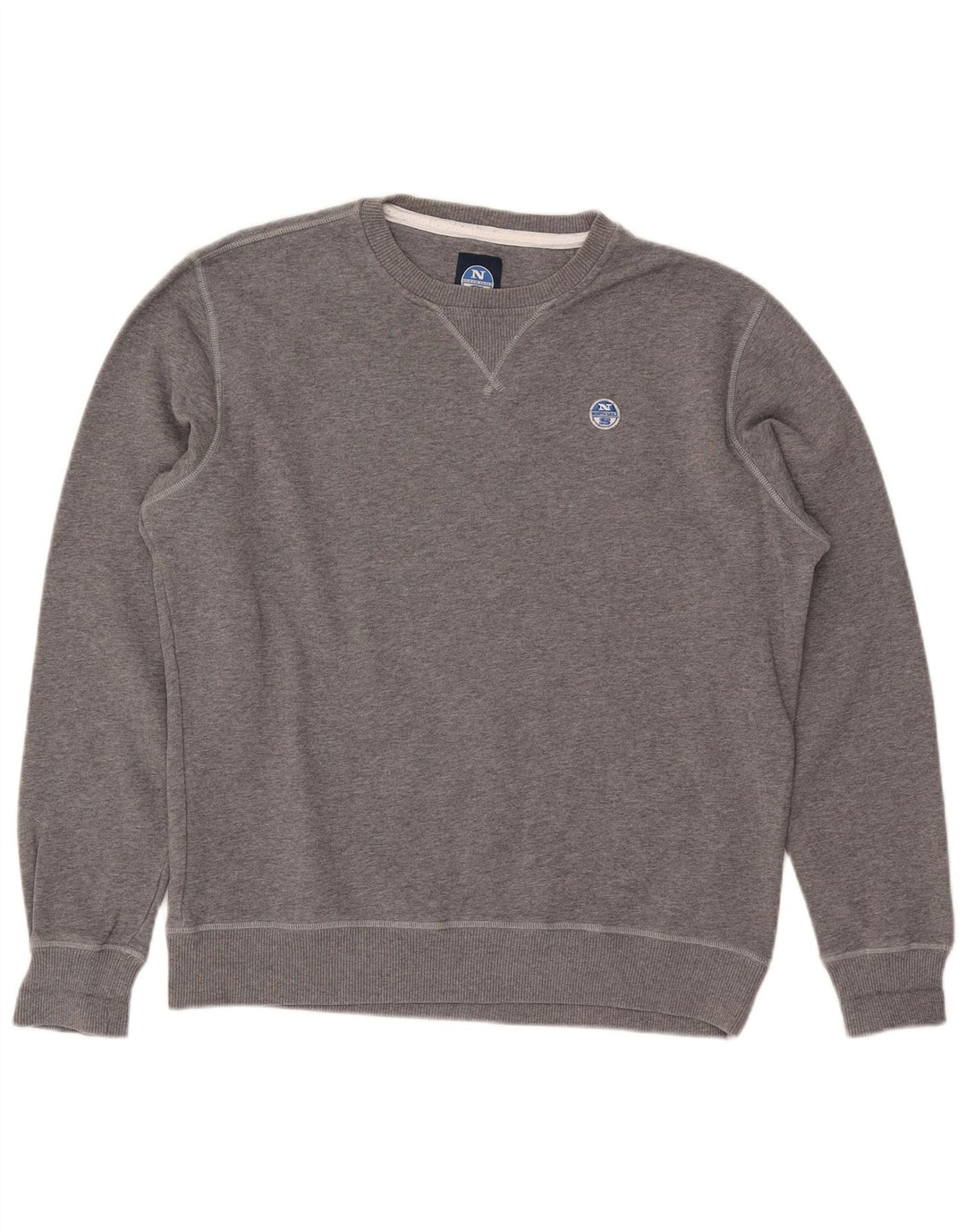 NORTH SAILS moletom masculino jumper pequeno algodão cinza