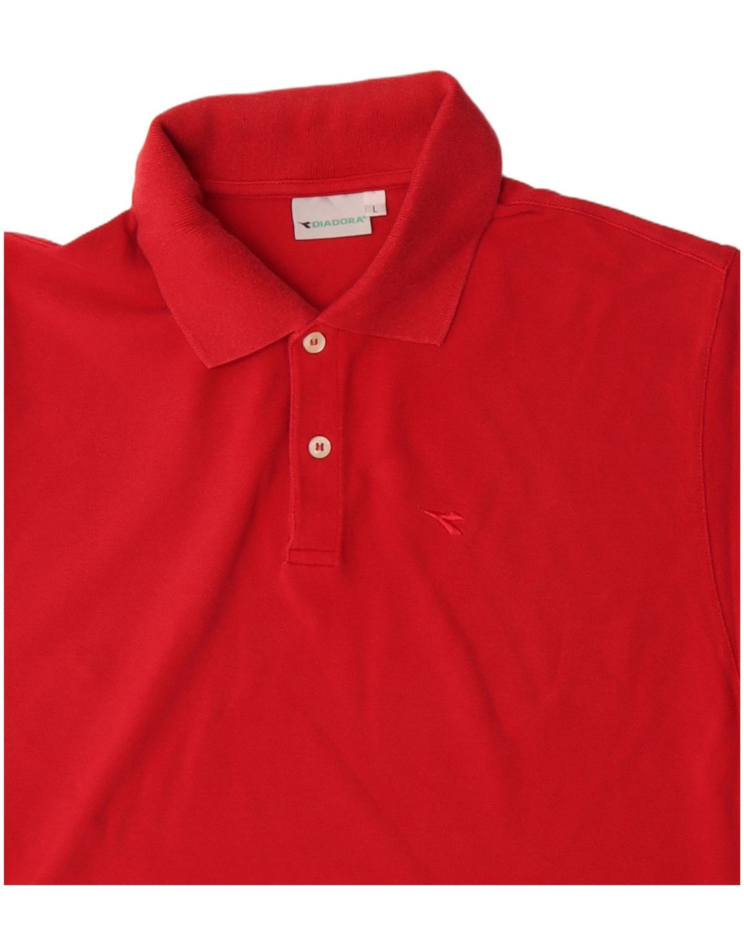 Camisa polo masculina DIADORA grande algodão vermelho