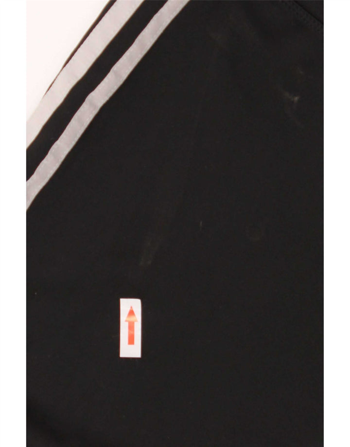 Leggings Adidas Mulher UK 16/18 Grande Poliéster Preto