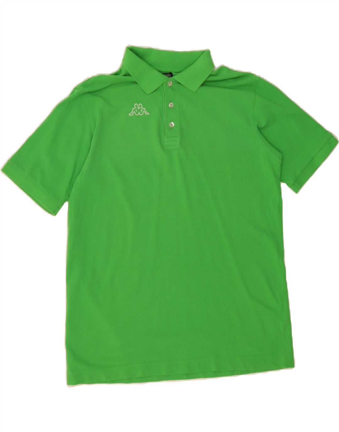 KAPPA Mens Polo Shirt XL Green Cotton Vintage Kappa and Second-Hand Kappa from Messina Hembry 