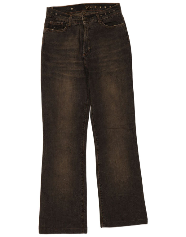 Calça jeans feminina Just Cavalli W29 L27 algodão marrom