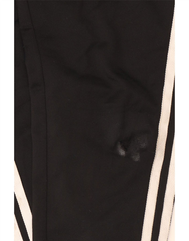 Adidas meninos calças de treino joggers 9-10 anos preto poliéster