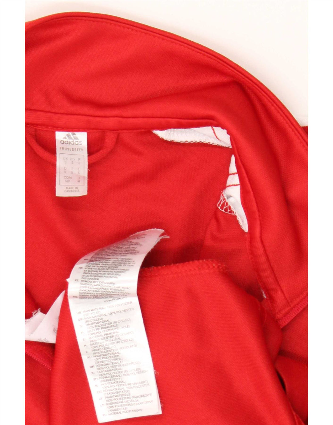Adidas Mens Adler Graphic Pullover Treino Top Pequeno Colorblock Vermelho