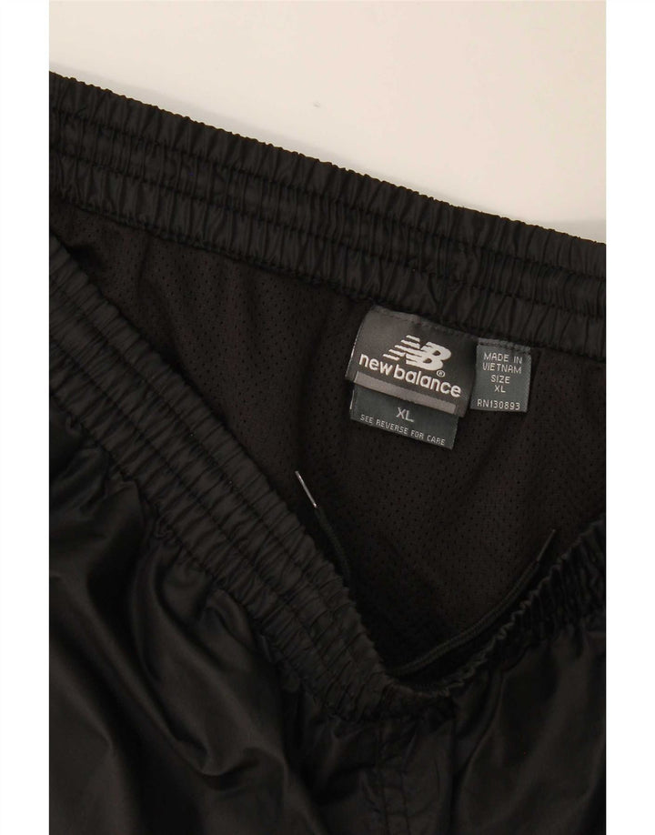 Calça de treino masculina New Balance XL poliéster preto