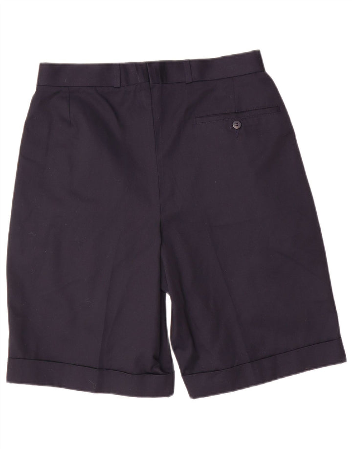 Lacoste Mens Pegged Chino Shorts Tamanho 40 Médio W32 Azul Marinho Algodão