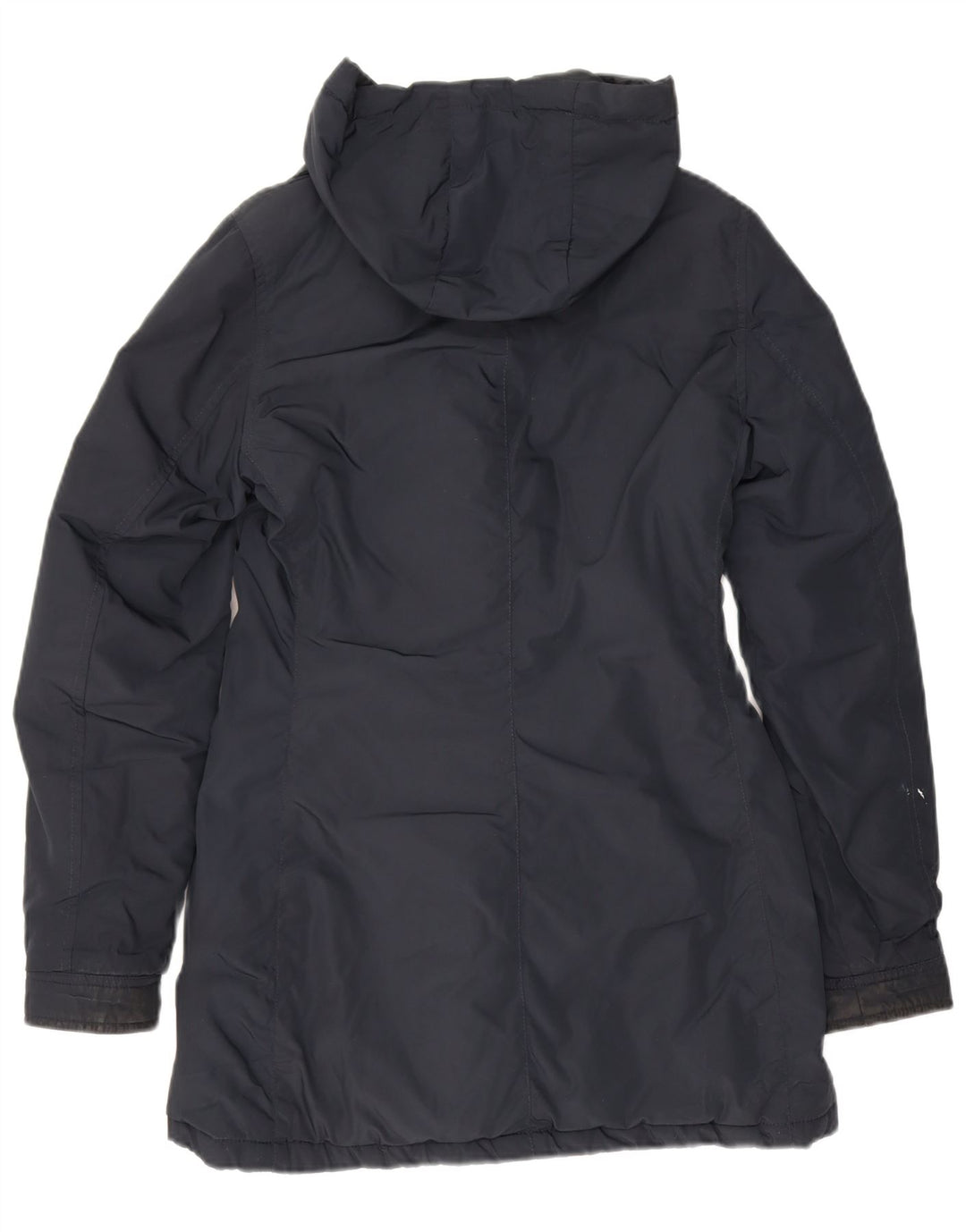 Jaqueta Parka com capuz feminina Refrigue UK 6 XS azul marinho poliéster