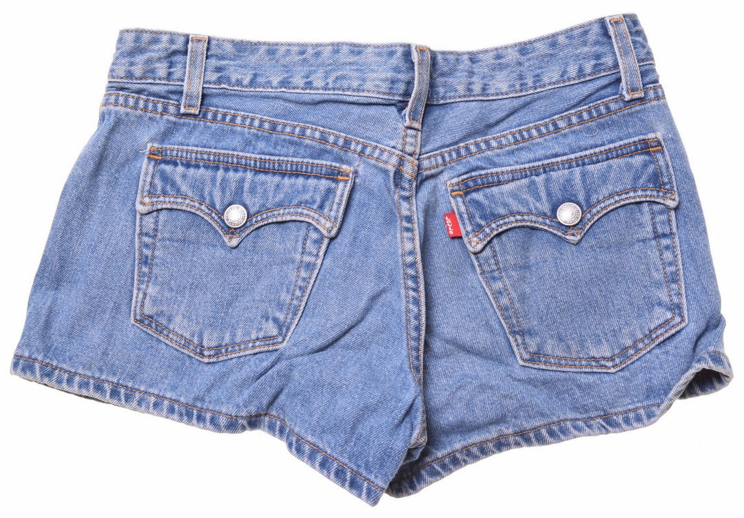Shorts jeans feminino LEVI'S W30 algodão azul