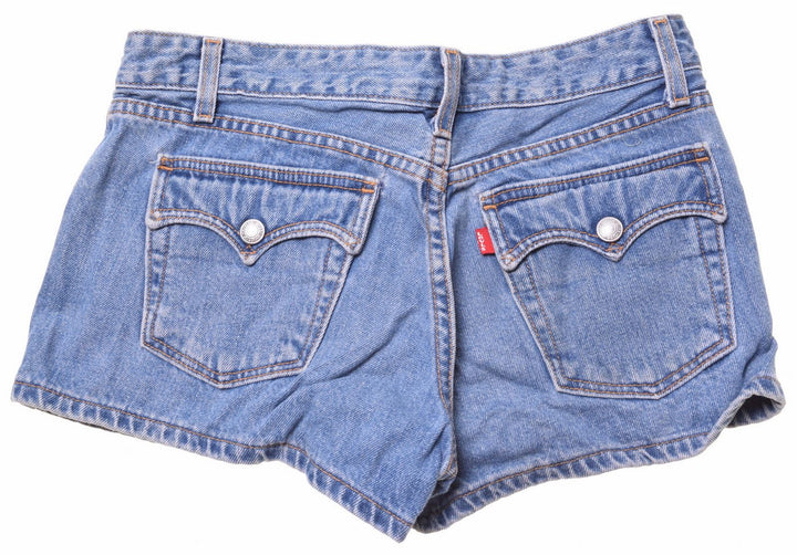 Shorts jeans feminino LEVI'S W30 algodão azul