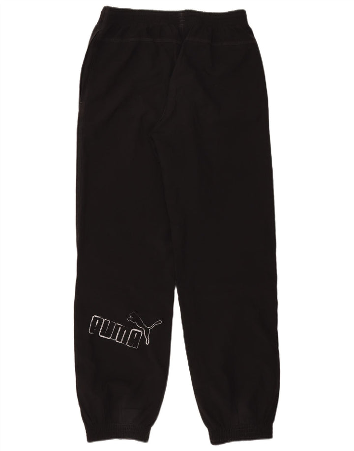 Calça de treino Puma Boys Graphic Joggers 13-14 anos preto poliéster