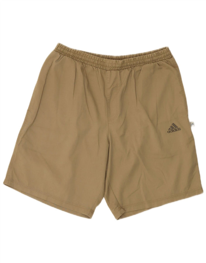 Shorts de natação masculinos ADIDAS grande poliéster cáqui