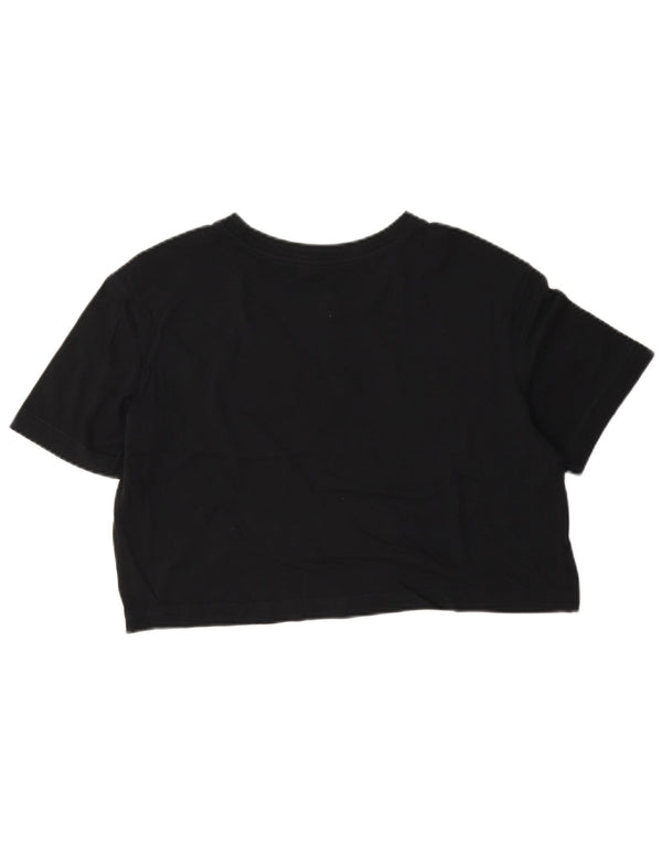 Camiseta Nike Feminina Crop Loose Fit Graphic Top UK 6 XS Preto