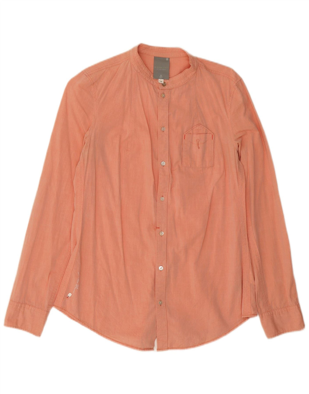 Camisa feminina G-STAR UK 12 algodão laranja médio